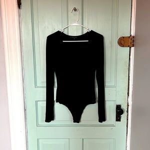 Long Sleeve V-neck Bodysuit